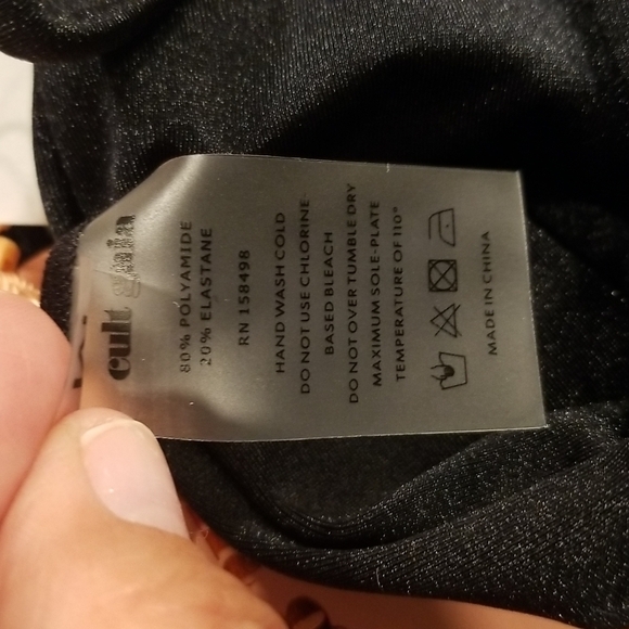 💕CULT GAIA💕 Teo Cutout One-Piece Swimsuit ~ Black Medium M NWT - Picture 16 of 16